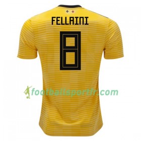 Tenue Belgique Fellaini 8 Exterieur Coupe du monde 2018 Maillot de Foot